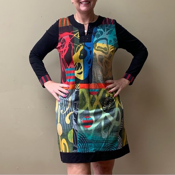 Simply Art by Dolcezza med dress - Picture 1 of 5